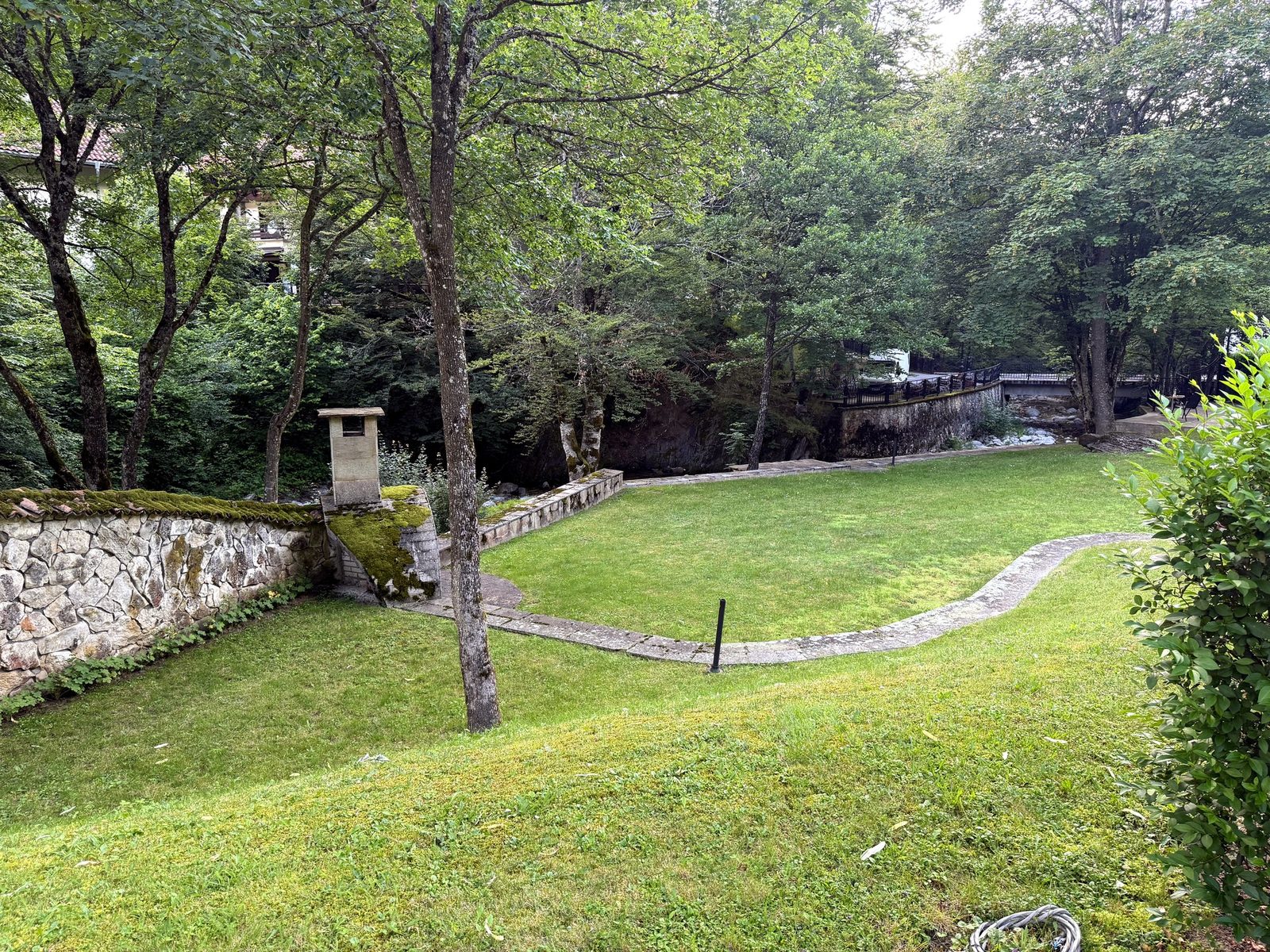 Green areas of the complex